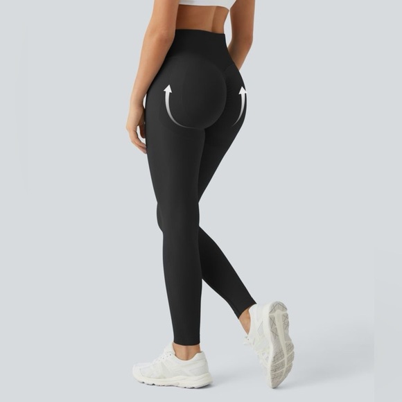 HALARA Seamless Flow High Waisted Booty Scrunch Leggings | XS 7/8" Length | - Picture 1 of 8